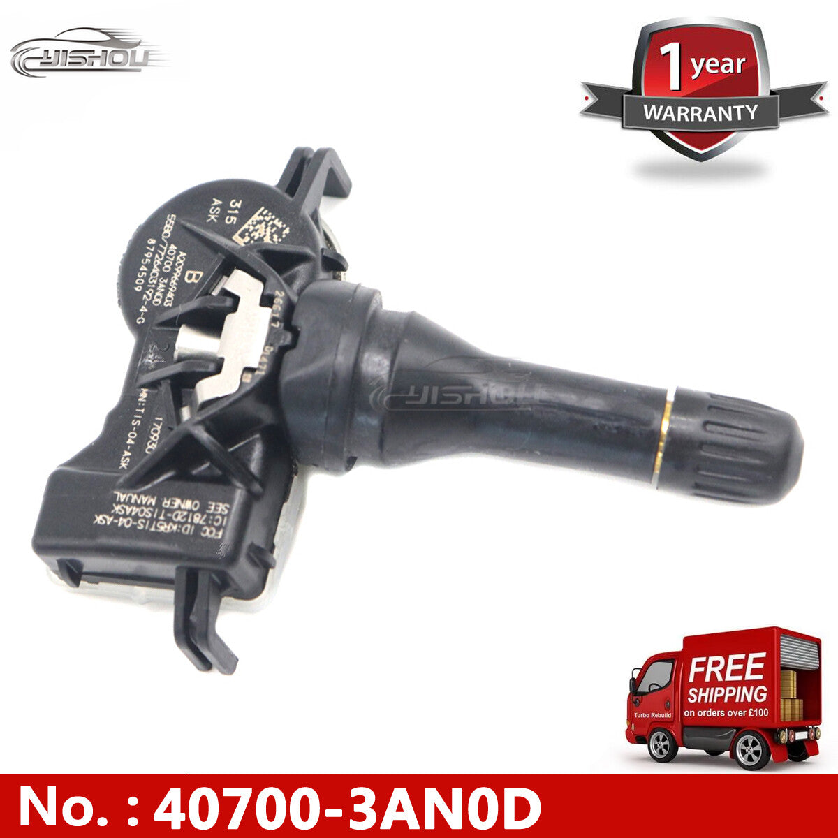 Tire pressure sensor (TPMS) suitable for 2016-2019 for Nissan Versa Note Sentra NV 40700-3AN0D