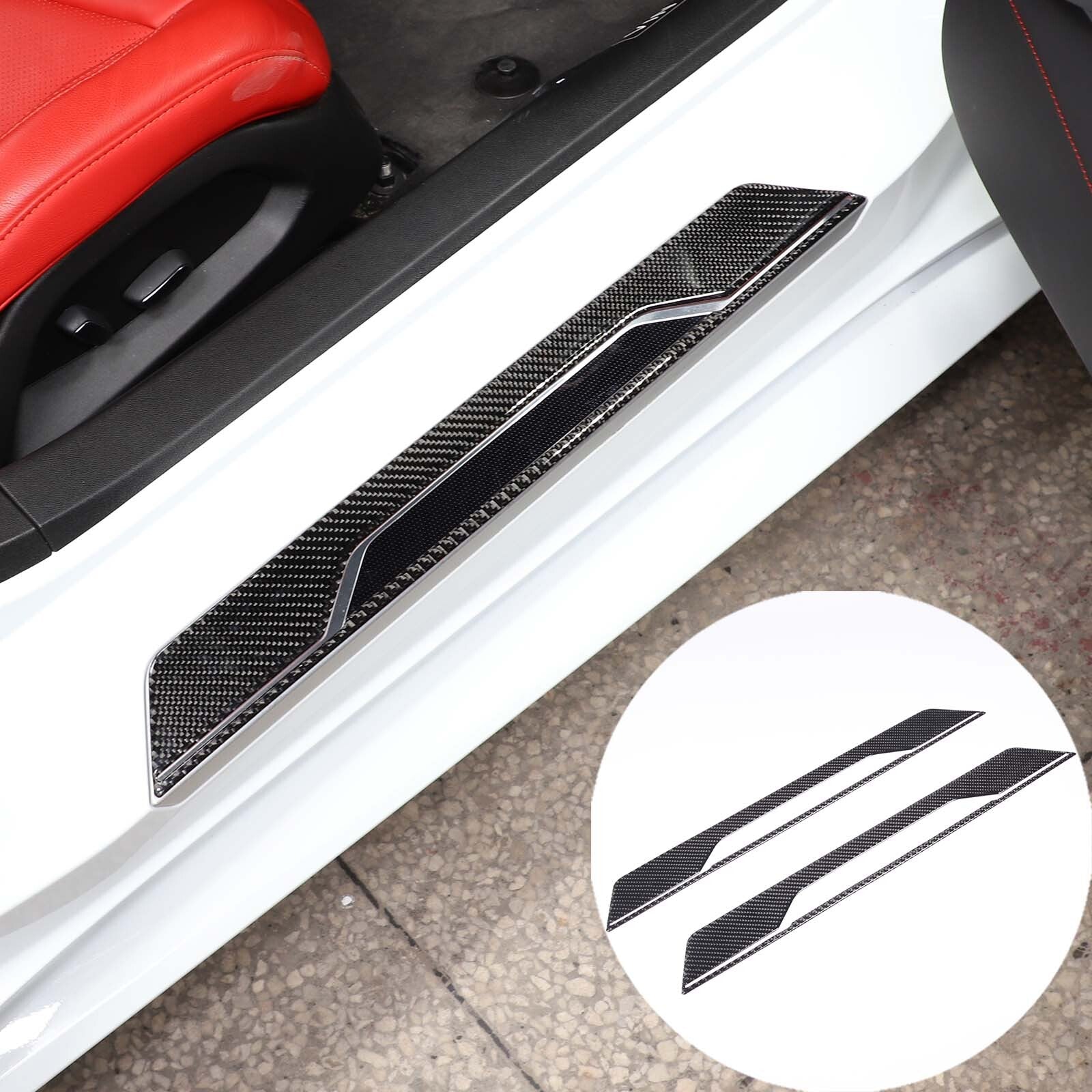 2x for Sequoia Tundra inside front rear left right door handle 01-07- v