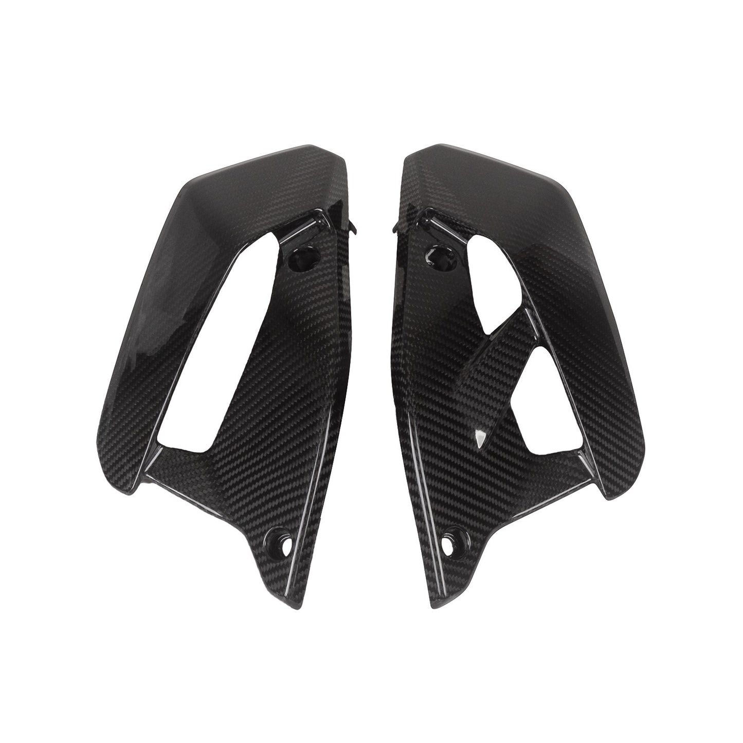 for Ducati Monster 797 100% Carbon Fiber Side Panels Protect Fairing Cover Gloss Q