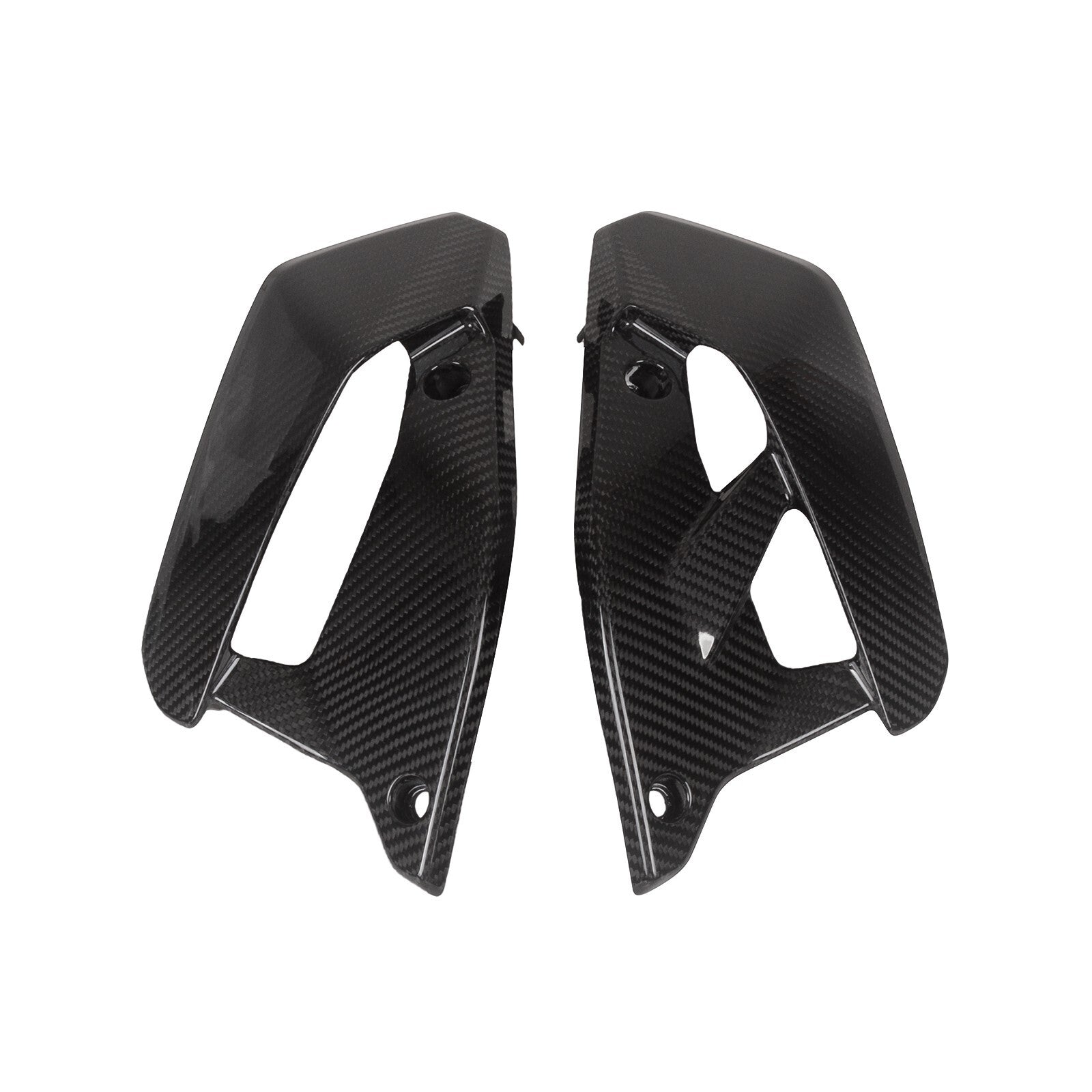 for Ducati Monster 797 100% Carbon Fiber Side Panels Protect Fairing Cover Gloss Q