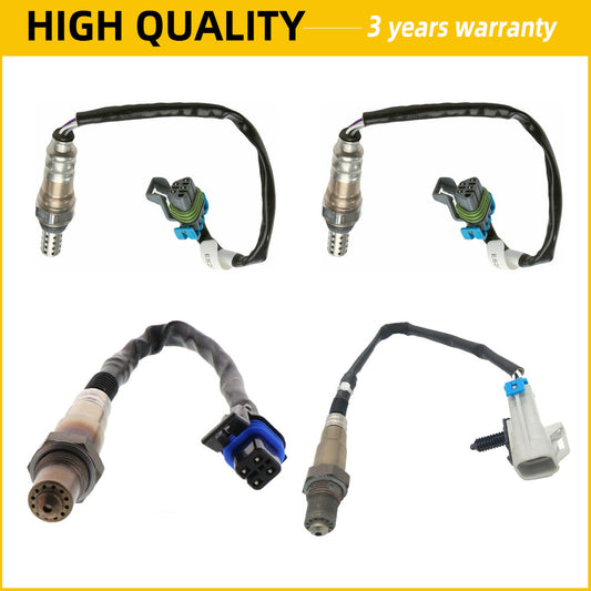 4-pack of Oxygen (O2) sensors for 2010-2015 for Chevrolet Camaro 3.6L V6 10-14 CTS AT Q