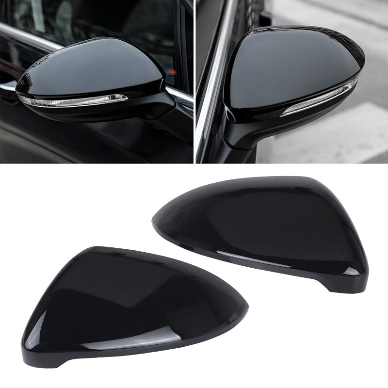 Left Right Rear View Mirror Cover Cap for VW for Golf 7 MK7 7.5 GTI R-Line 2014-19