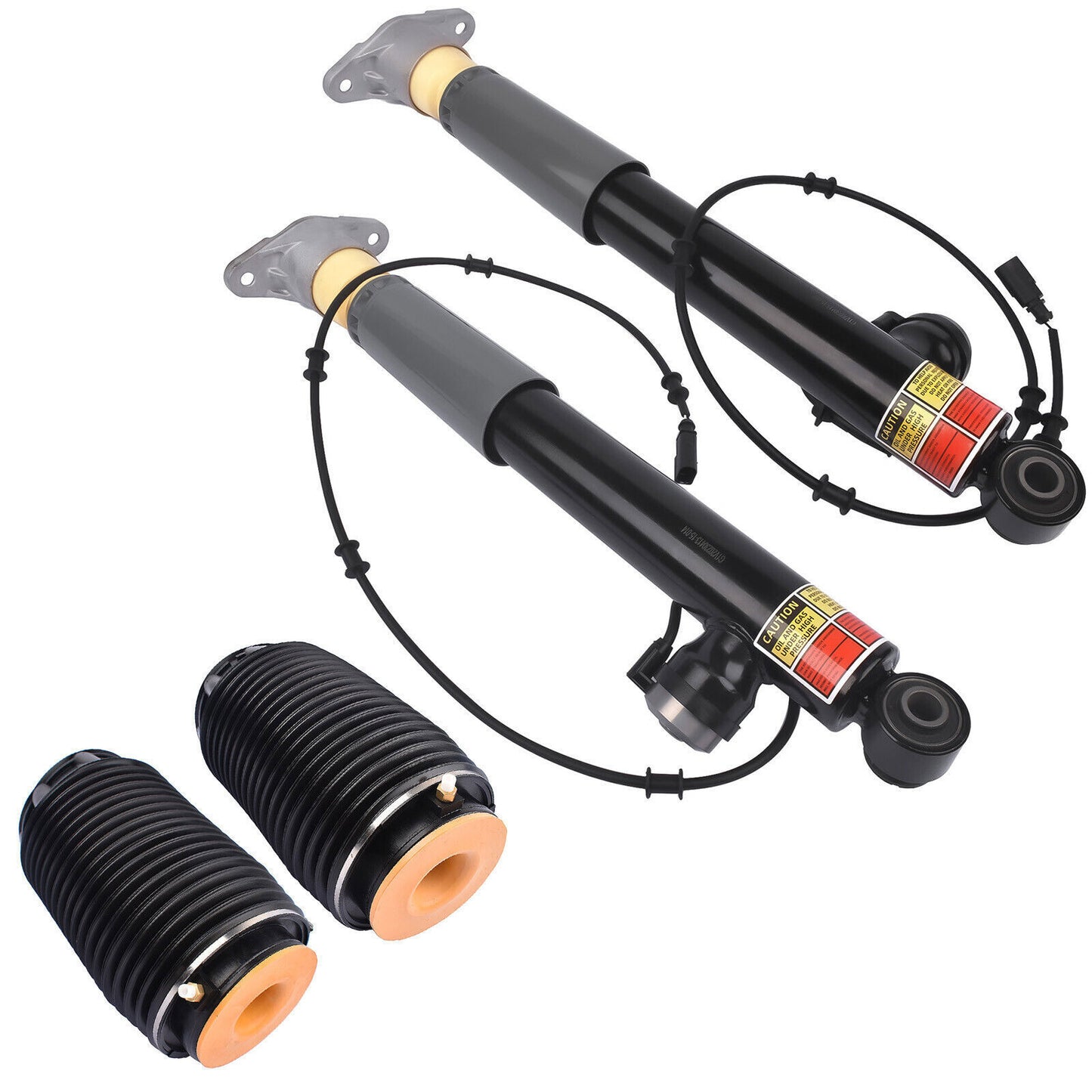 Front LH+RH Shock Strut Assys with electric adjustment, suitable for Lincoln MKT 3.5L DE9Z18124J 2013-19