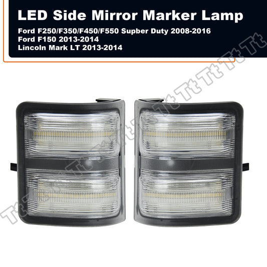Switchback LED side mirror signal light suitable for 08-16 F250 F350 Super Duty- v