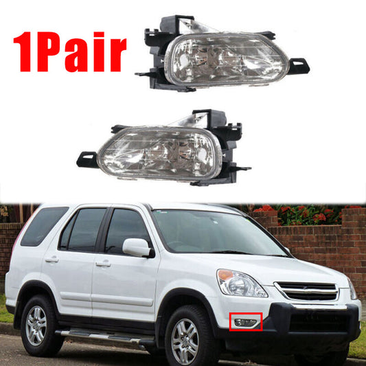 2Pcs Front Bumper Lamp Fog Lamp for HONDA CR-V RD5 RD7 2002-2004 LH&RH v