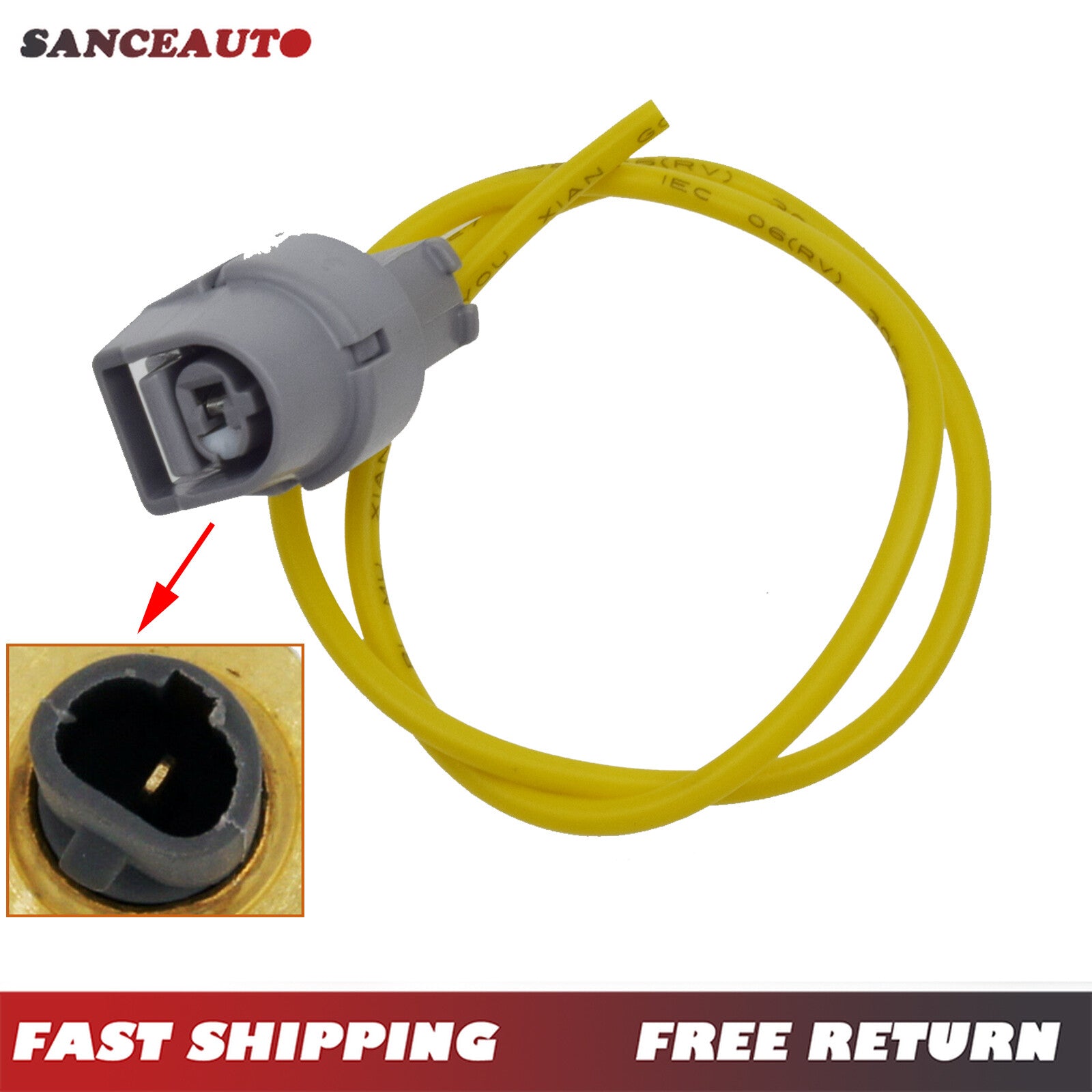 1-pin unidirectional temperature sensor connector tail is suitable for 1992-98 90980-11428- n