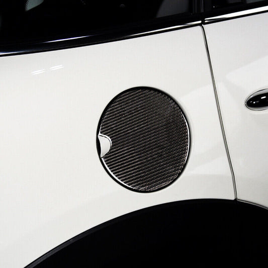 Carbon Fiber Door Gas Cap Fuel Filler Tank Cover for BMW for Mini Cooper F55 F56