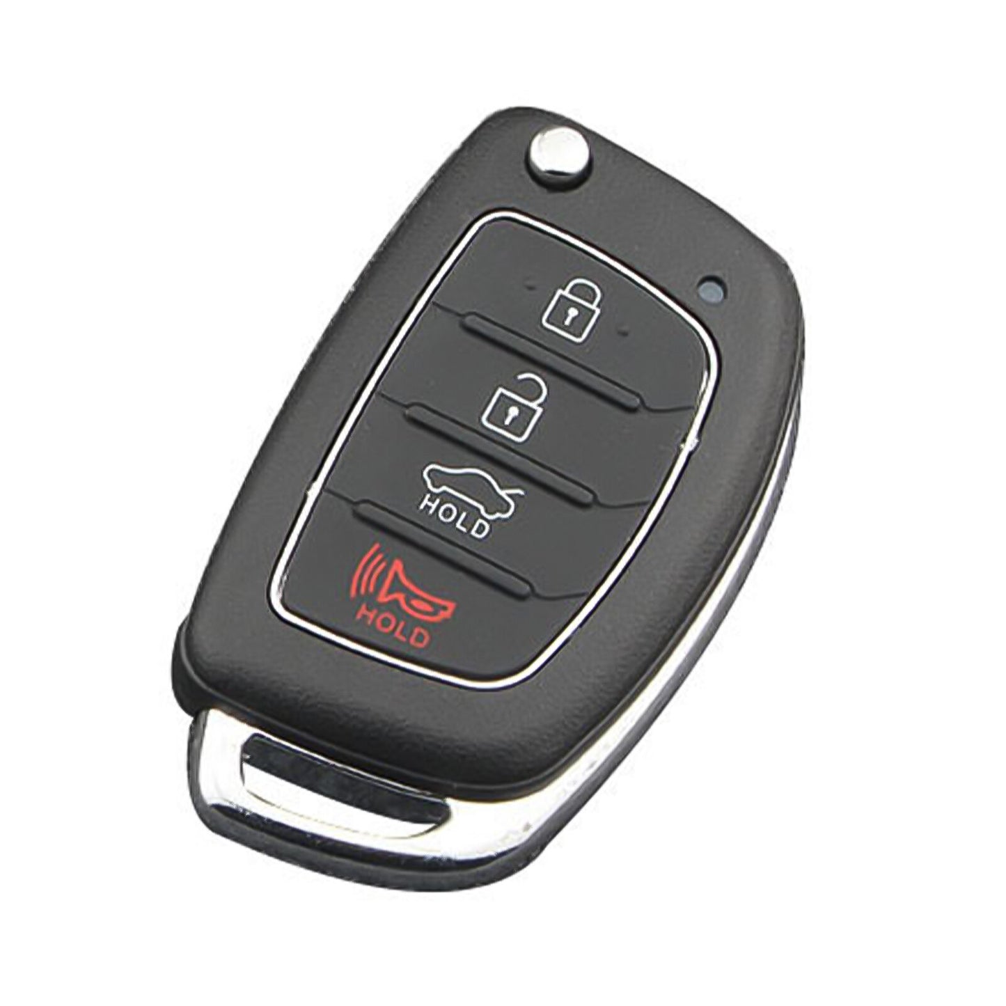4 Button Replacement Remote Flip Key Case Shell for HYUNDAI ix35 Santa Fe i30