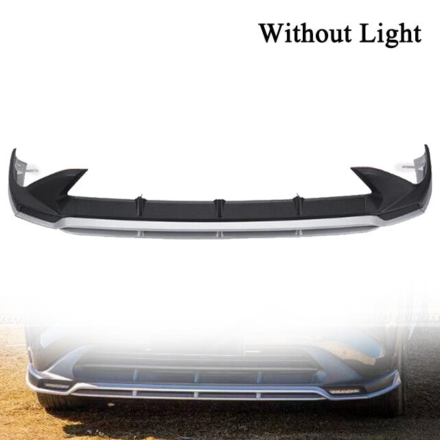 For 2022-2023 for Toyota Highlander Front Bumper Lip Spoiler Grill protect Gloss BLK