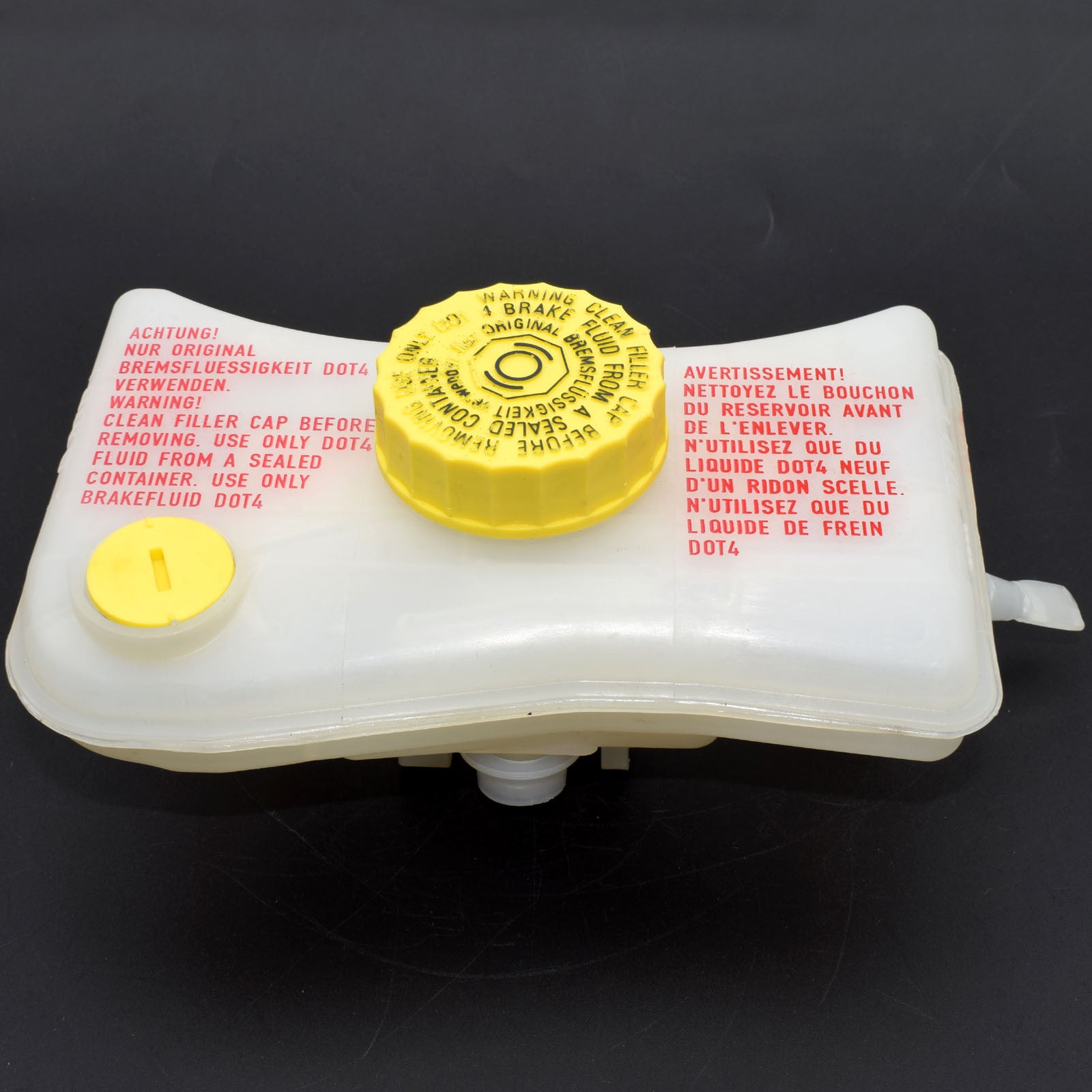 Brand new brake fluid reservoir for Audi A4, A6, S4, and C6, model 8E0 611 301 G, 8E0611301G- n