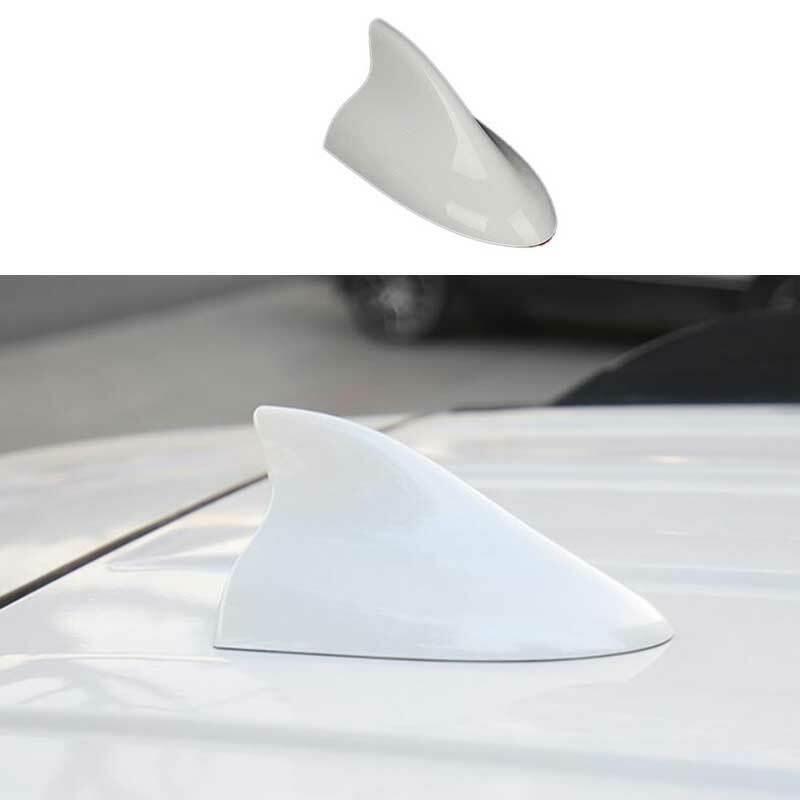 Paint White Shark Fin Antenna Aerial Cover Trim 1PCS for Ford Explorer 2011-2019