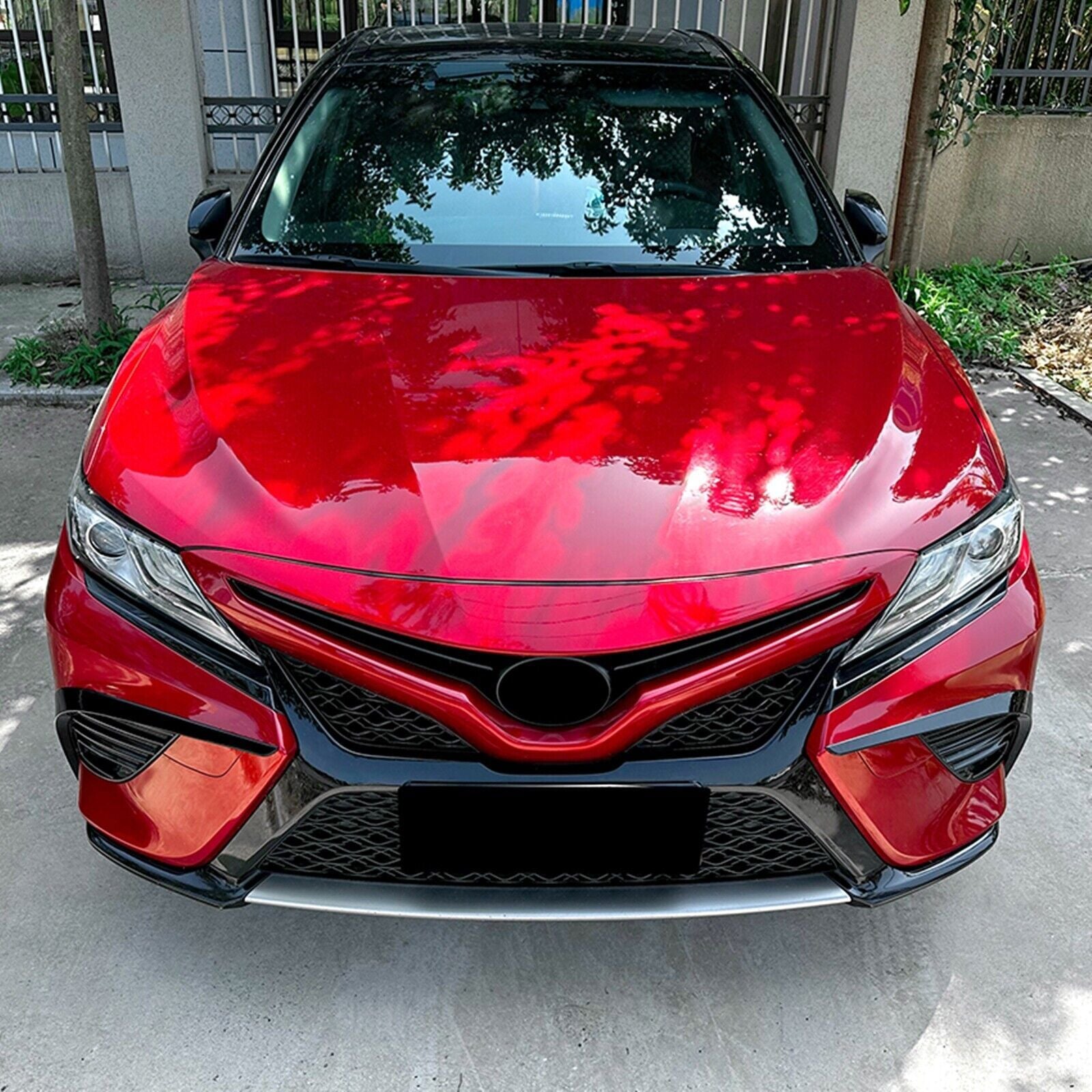 2X Front Side Vent Fog Light Trim for Camry SE XSE 2018-2020 2019 Black n