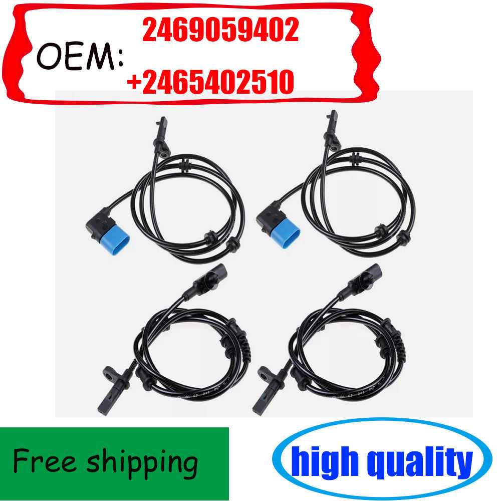 4 Front Rear ABS Wheel Speed Sensor for Mercedes W176 2469059402 2465402510 n