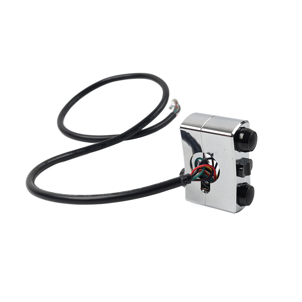 Motorcycle 1 Handlebar Control Switch Horn Turn Signal Light Fit for Harley Bobber