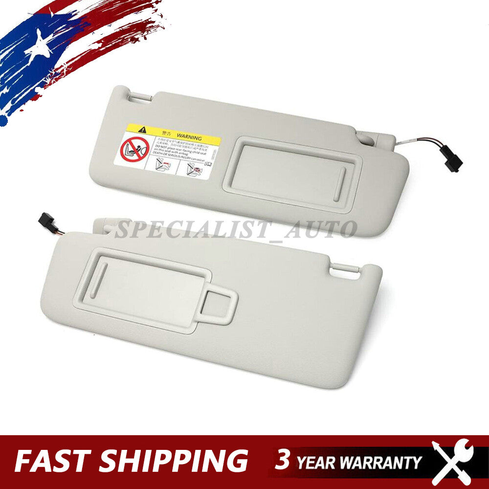 2PCS Left Right Sun Visors for VW for Golf Sports Van 2016-2021 5GG857552 5GG857551