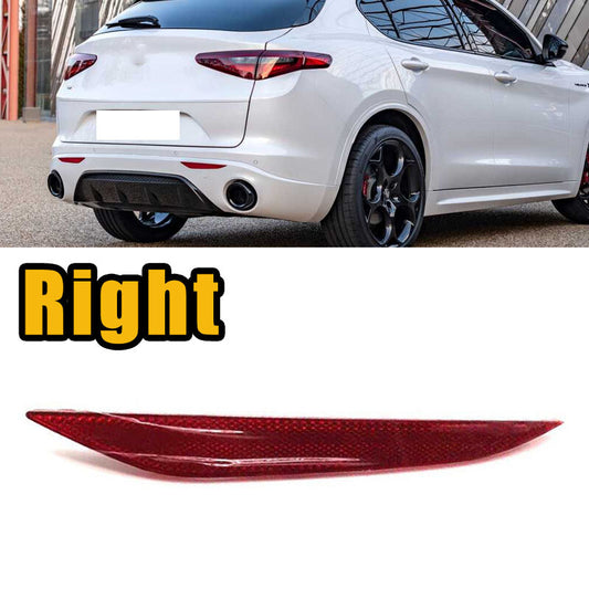 Right for Alfa Romeo for Stelvio 2017-2022 Rear Bumper Reflector Rear Brake Lamp