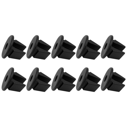 10pcs Wheel Arch Lining  Mudguard Clips Fits for Hyundai i10 i20 Matte Black Q