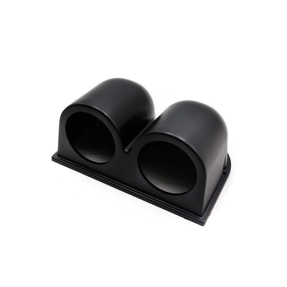2 52mm Universal Black 2 Dual Hole Dash Gauge Pod Car Meter Mount Holder Cup Q