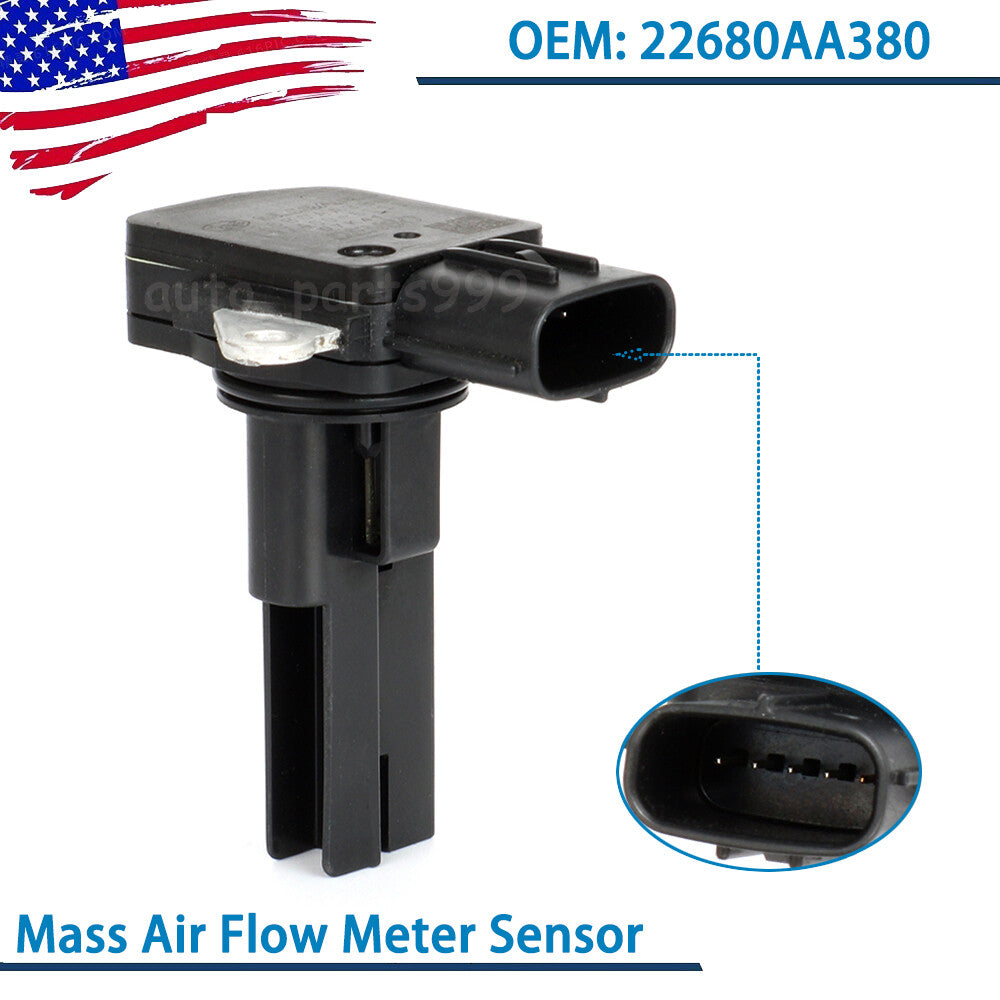 Mass air flow meter sensor MAF 22680-AA380 for Subaru Forester/Impreza 2.5L, . n