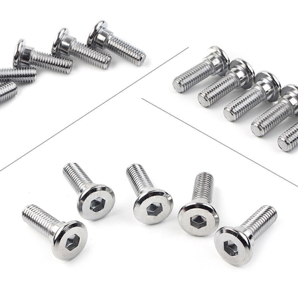 Bolts Ti Hex Socket Disc Brake Rotor Screws Fasteners 5x M8x25mm x 1.25