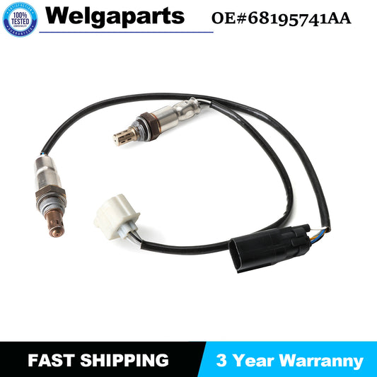 2pcs Front Rear O2 Oxygen Sensor Fits for Jeep Cherokee Renegade for Ram 2.4L for Fiat