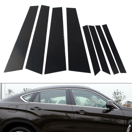 Door Window Column B C Pillars Posts Cover Trims for BMW X6 F16 2015-2019 8PCs