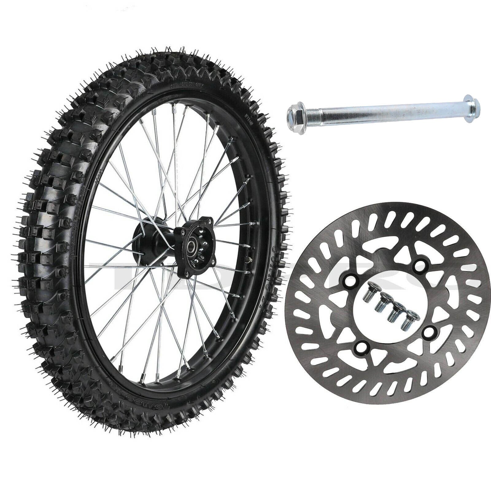 19-inch front wheel, 70/100-19 tire, rim, disc brake, Fo Pit bicycle, Taodao model, 125cc, 150cc, 200cc.