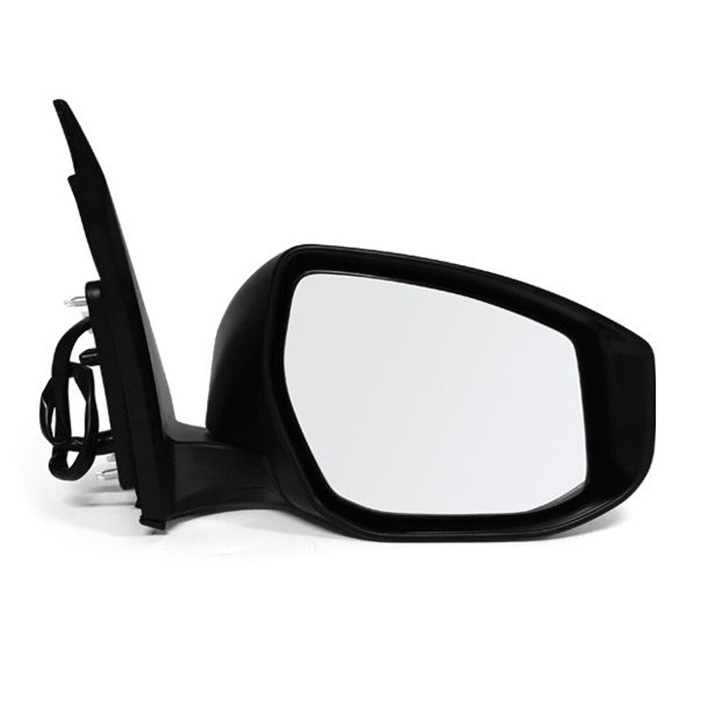 The right side mirror is compatible with the Sentra 2013-18 manual folding/heated white 7-pin R- n
