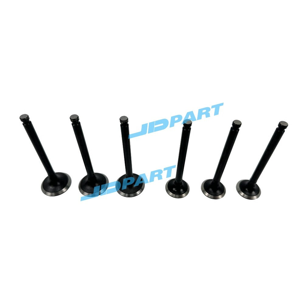 6-piece set of intake and exhaust valves for 3GM30 engine spare parts -