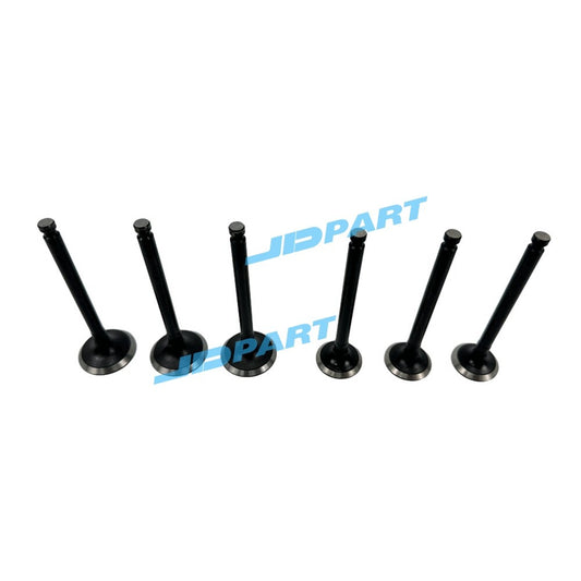 6-piece set of intake and exhaust valves for 3GM30 engine spare parts -