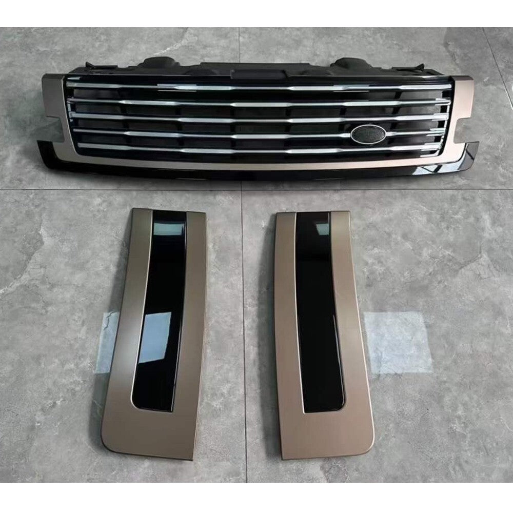 Front Bumper Grille+Door Side Vent Cover Trim Fit for Range Rover L460 2023-2025