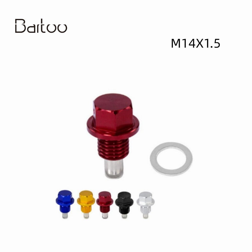 M14 x 1.5MM Magnetic Engine Oil Drain Plug Screw Nut Bolt Oil Drain Sump Nut Set Q