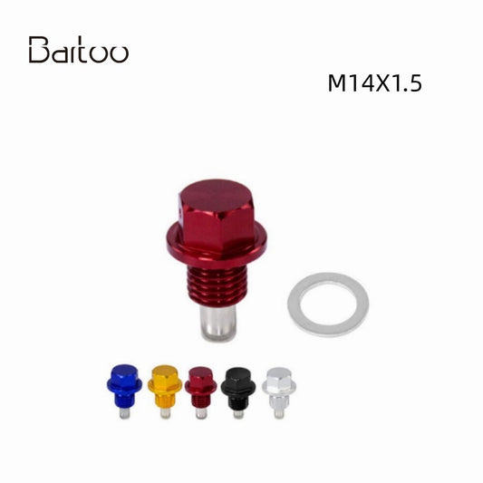 M14 x 1.5MM Magnetic Engine Oil Drain Plug Screw Nut Bolt Oil Drain Sump Nut Set Q