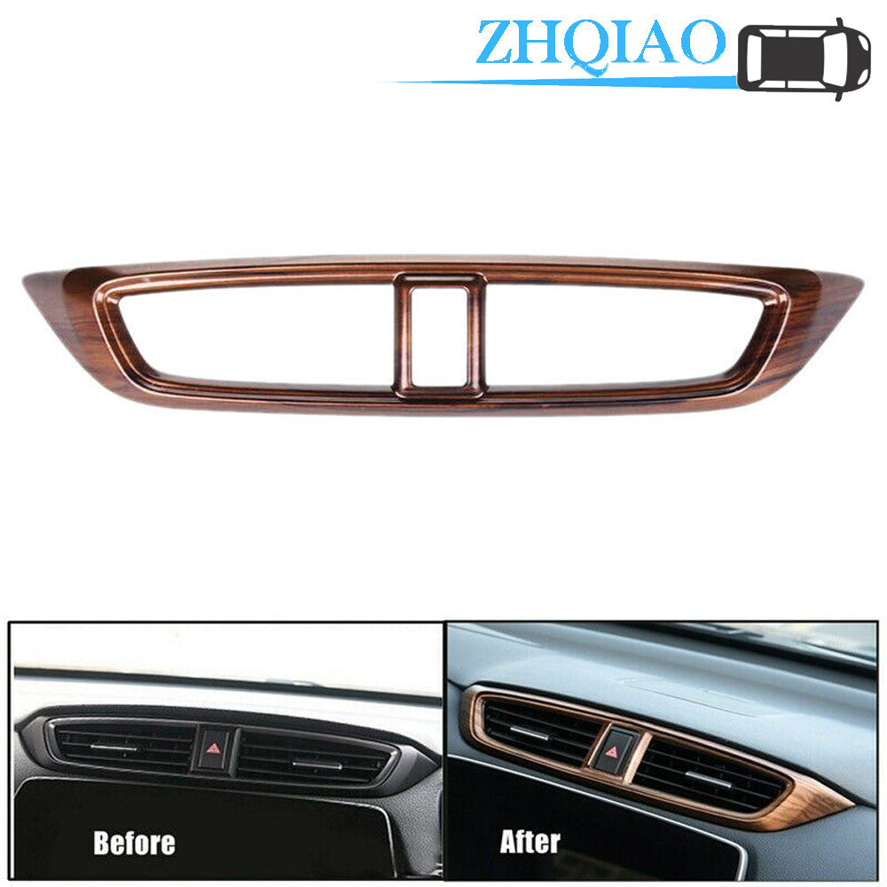 Peach Wood Grain Air Vent Outlet Panel Cover Trim fits for Honda Crv 2017 2018