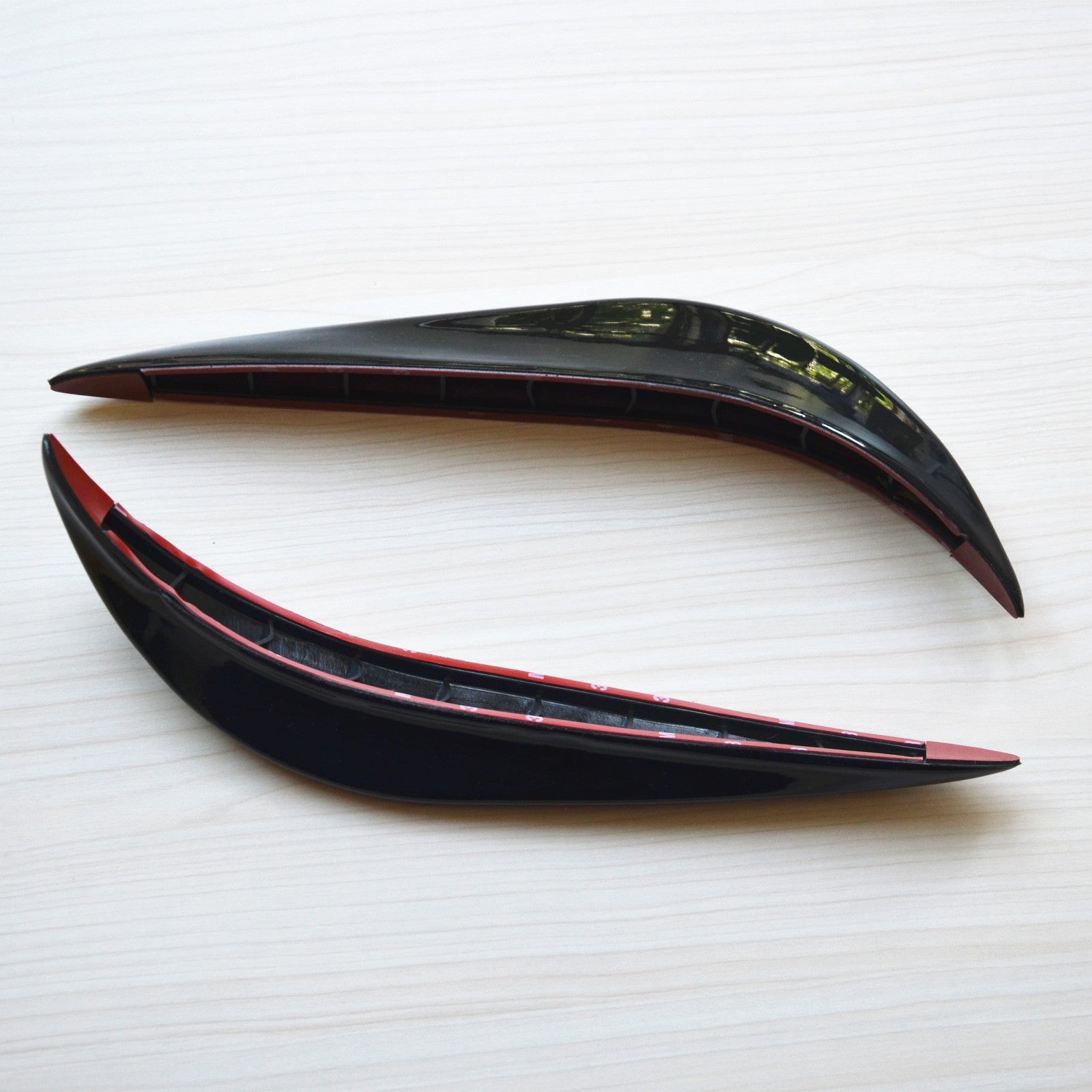 Car Bumper Anti-collision Cover Stickers Guard Black Streamline Protector Strip