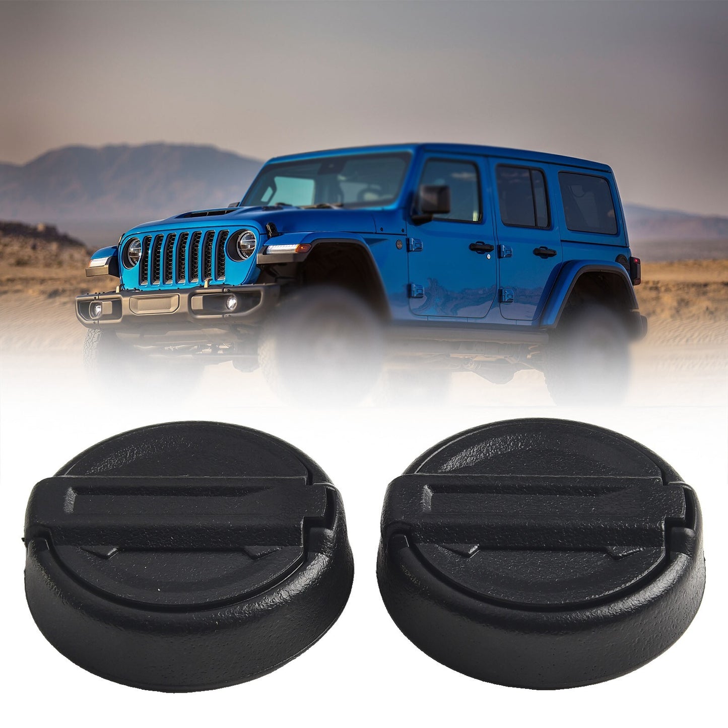 Anti deformation Keyhole Decorative Cover Set of 3PCS for Jeep for Wrangler