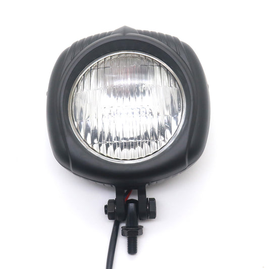 Motorcycle Black Metal Vintage Retro Headlight for Harley for Honda for Suzuki Custom Q