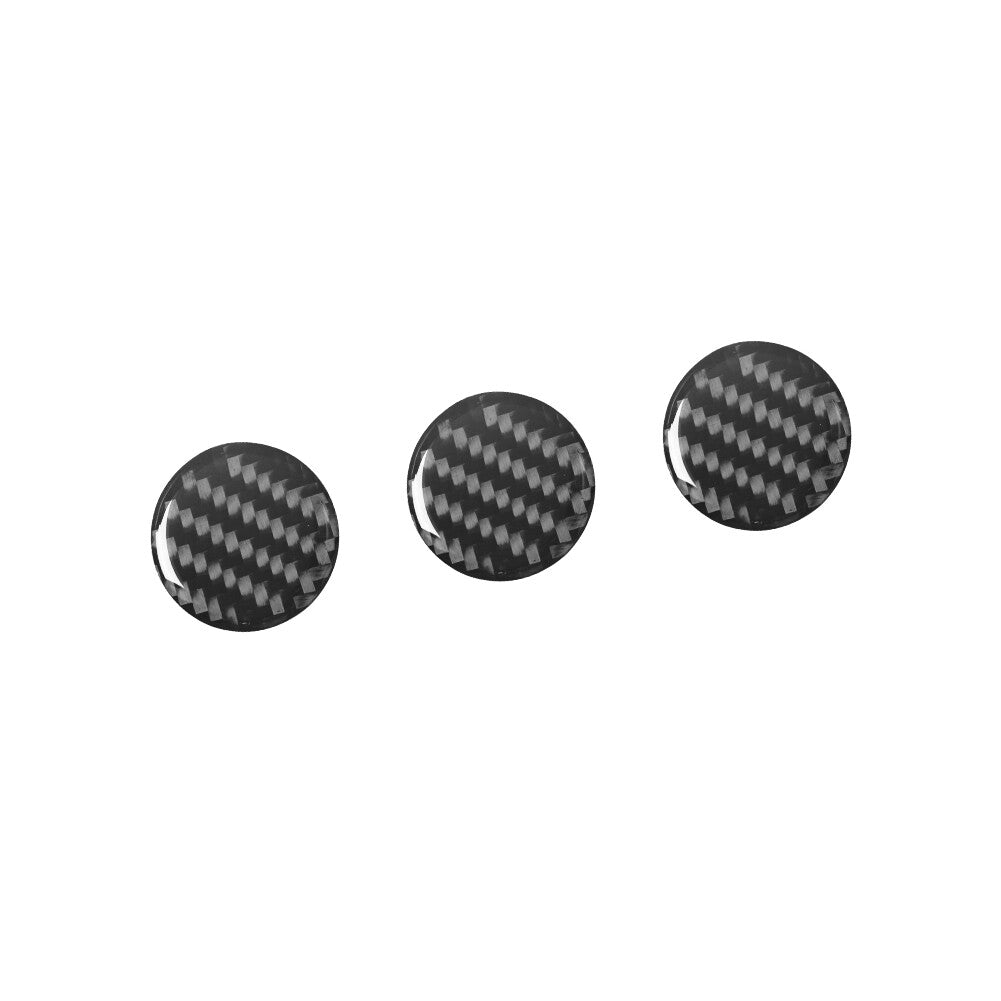 3Pcs Red Carbon Fiber Interior Steering Wheel Set Cover Trim For Z4 E89 v