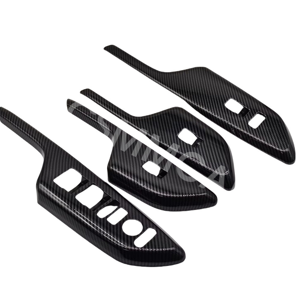 Door Window Switch Cover Trim Adhesive Fit for 2016-2020 for Honda for Civic Sedan Coupe