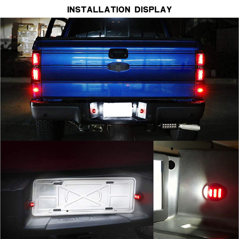 2X SMD Tube LED License Plate Tag Light Lamp for Ford F150 F250 F350 1999-2014