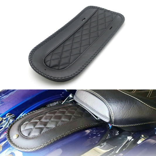 Black Diamond Rear Fender Bib PU Leather for Harley Solo for Seat Touring FLHX 08-18 Q