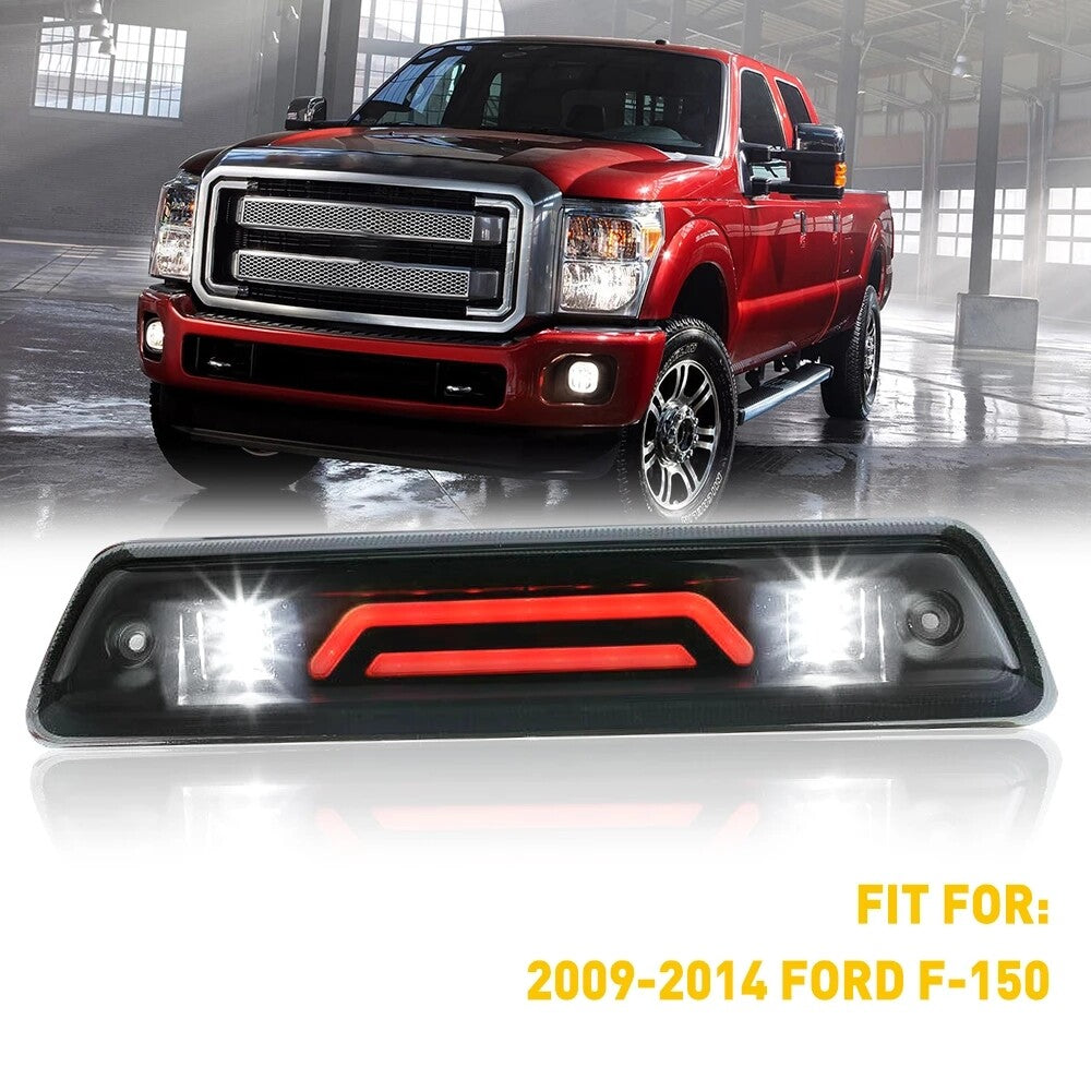 Applicable to 09-14 Smoke Red LED Third Brake Light and Rear Reverse Cargo Light n