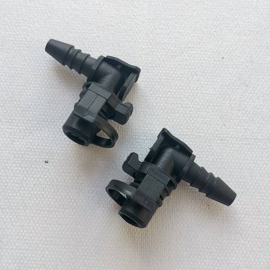 2x for CHEVY SONIC THROTTLE BODY HEATER HOSE CONNECTORS INLET 55354565