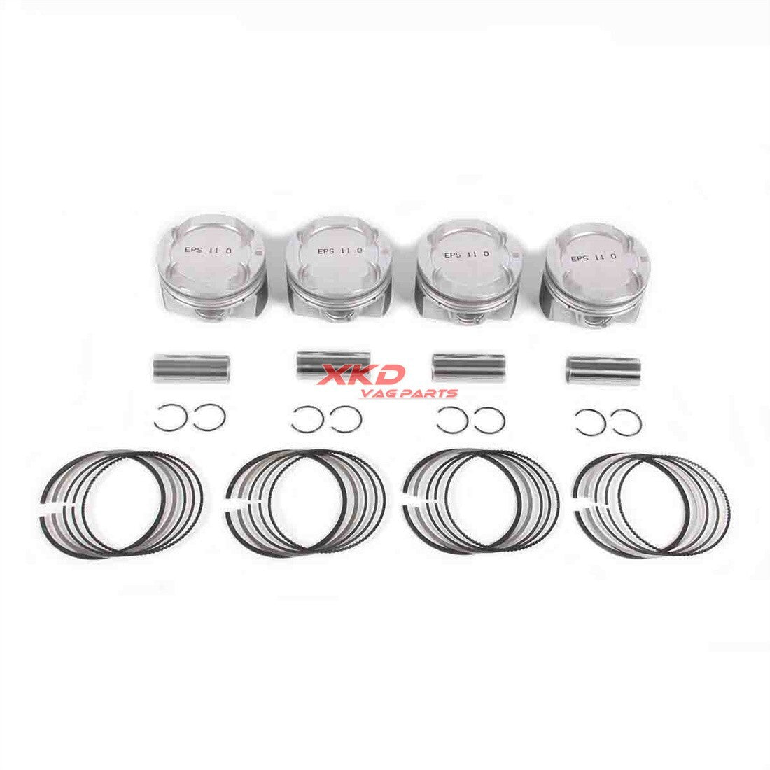 2.0T B46 Pistons Rings +0.5 Kit Fit for BMW 120i 320i 420i X1 X4 11259468870