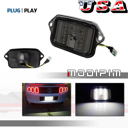 Light White Full LED License Plate Light Kit for 2005-2009  for ford  Mustangs Q
