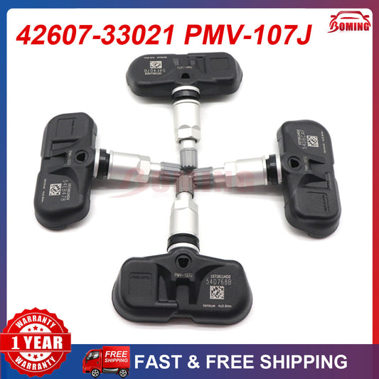 4PCS New TIRE PRESSURE SENSOR TPMS PMV-107J for Toyota for Lexus for Scion 42607-33021