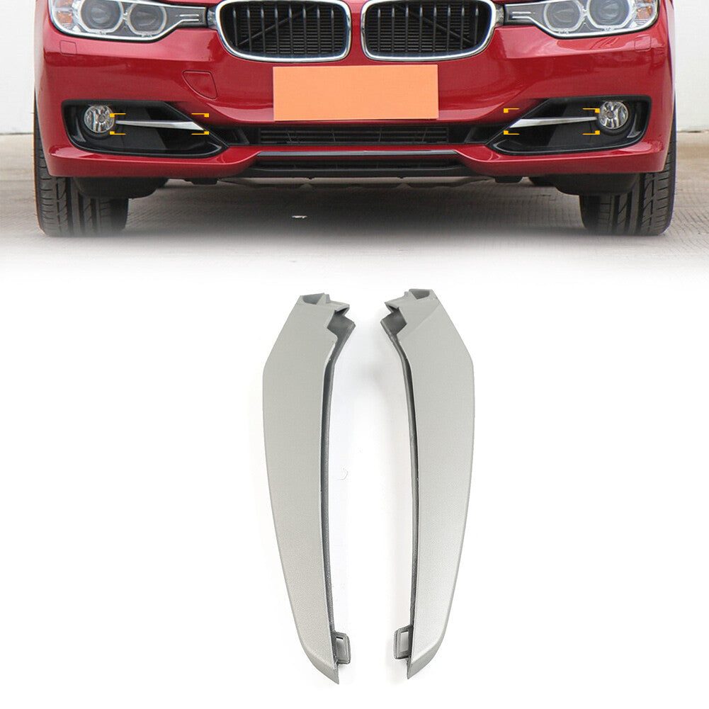 Front Bumper Fog Light Lamp Grille Decorative Trim Strip for BMW F30 F31 2012-15
