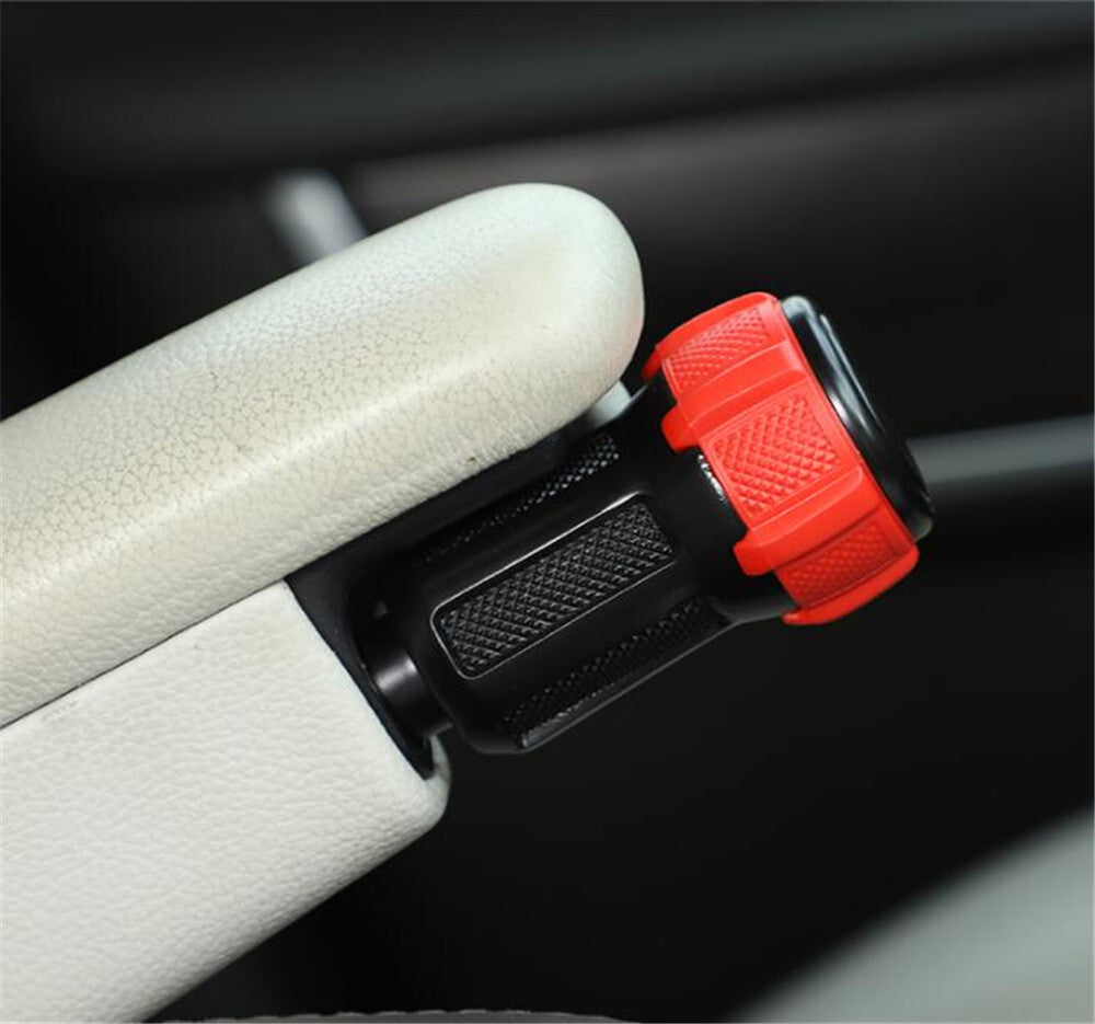 Alloy Red Replace Armrest Knob Head Trim for Land Rover Discovery 5 Vogue /Sport