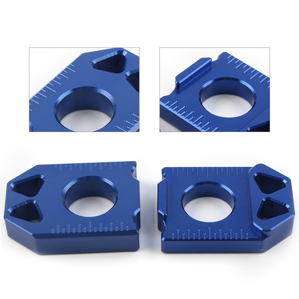 CNC Rear Chain Adjuster Axle Block for SUZUKI DRZ400SM 2004-2015 2014 2013 Blue