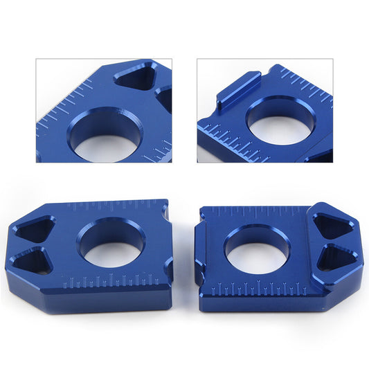 CNC Rear Chain Adjuster Axle Block for SUZUKI DRZ400SM 2004-2015 2014 2013 Blue